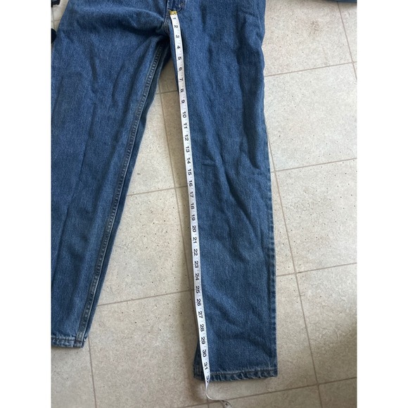 Levi's 550 Jeans Size 10 M Relaxed Tapered Blue Denim - Picture 7 of 7